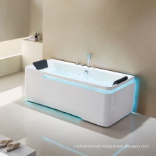 Double Seat Hydro Massage Cheap Whirlpool Bathtub